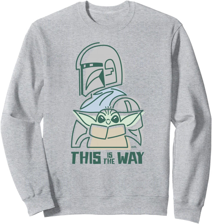 Star Wars The Mandalorian and Grogu This is the Way Cute Sweatshirt
