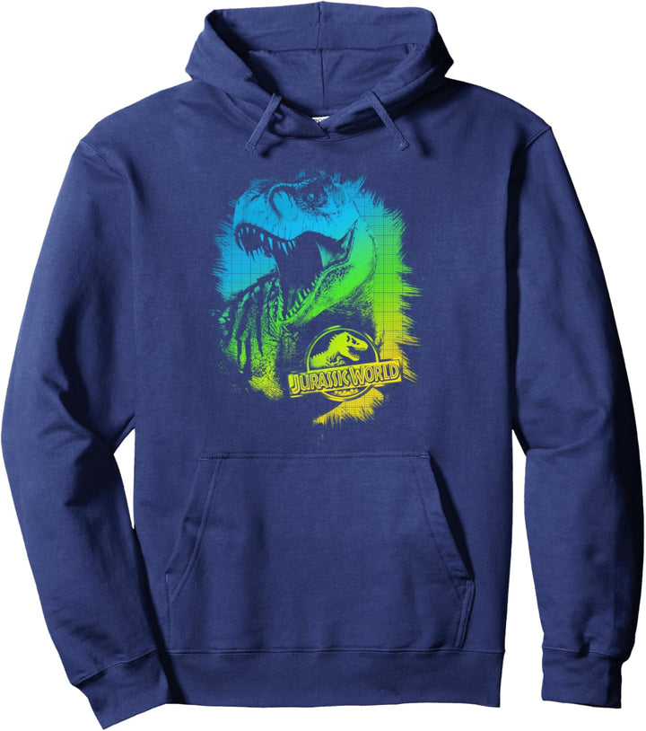 Jurassic World T-Rex Gradient Portrait Pullover Hoodie