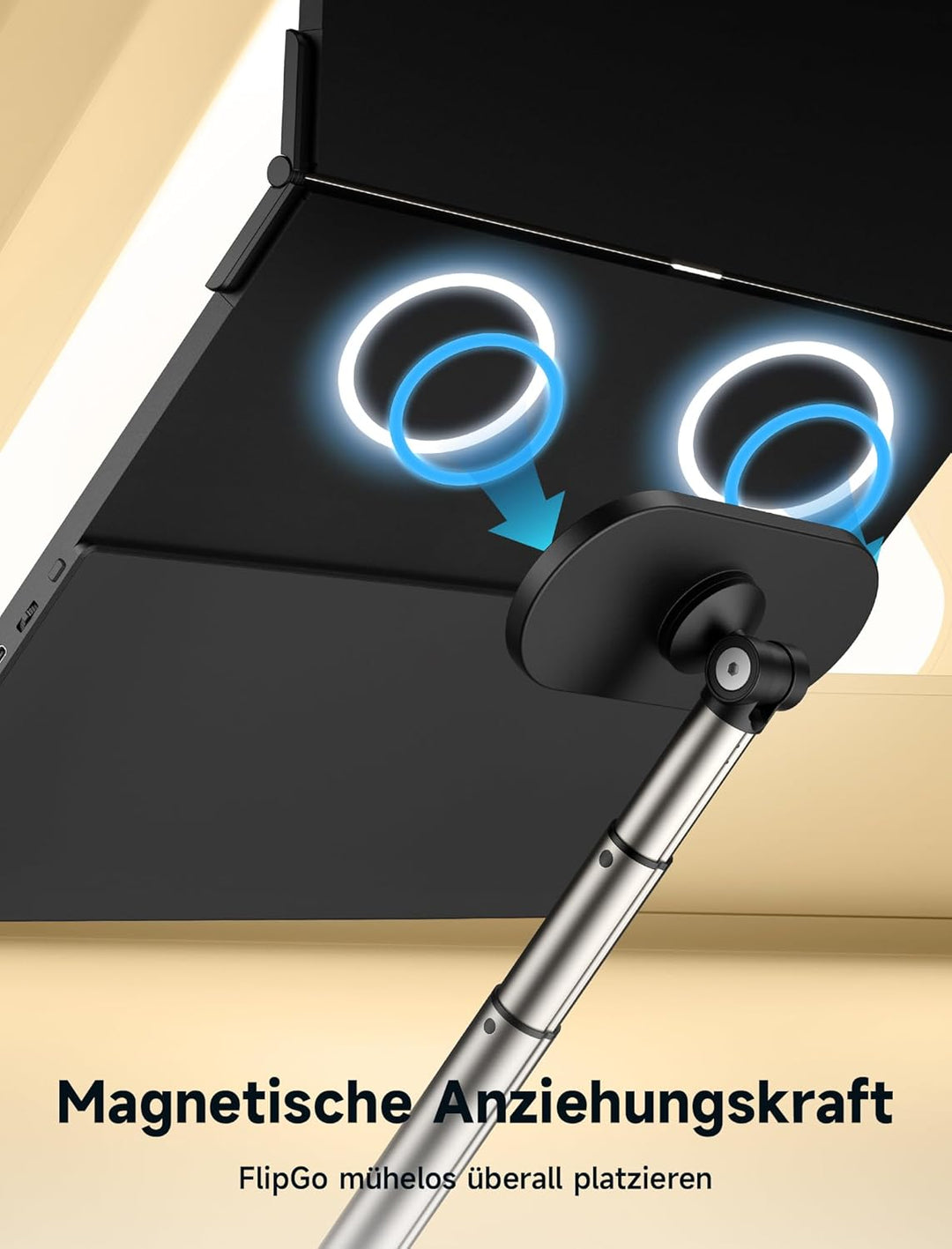 JSAUX Verbesserter Magnetischer Snap-Ständer für FlipGo 16", 13,5" & 15,6" Lite Tragbarer Dual-Scree