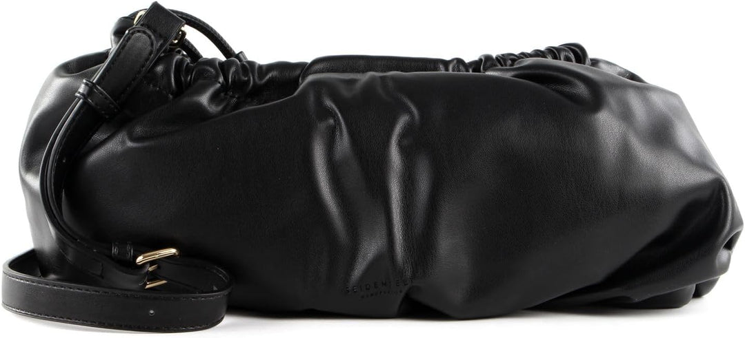 Seidenfelt stylishe Schultertasche Mysen lederfrei, Black