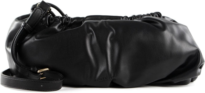 Seidenfelt stylishe Schultertasche Mysen lederfrei, Black
