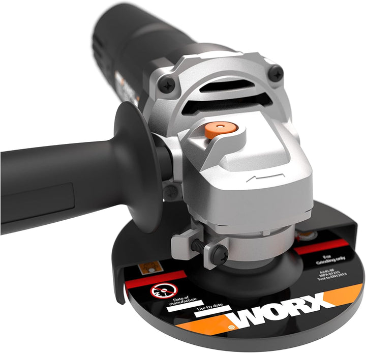 WORX WX718 Winkelschleifer 900W – Kompaktes Schleifgerät mit verstellbarem Griff & vibrationsfreiem