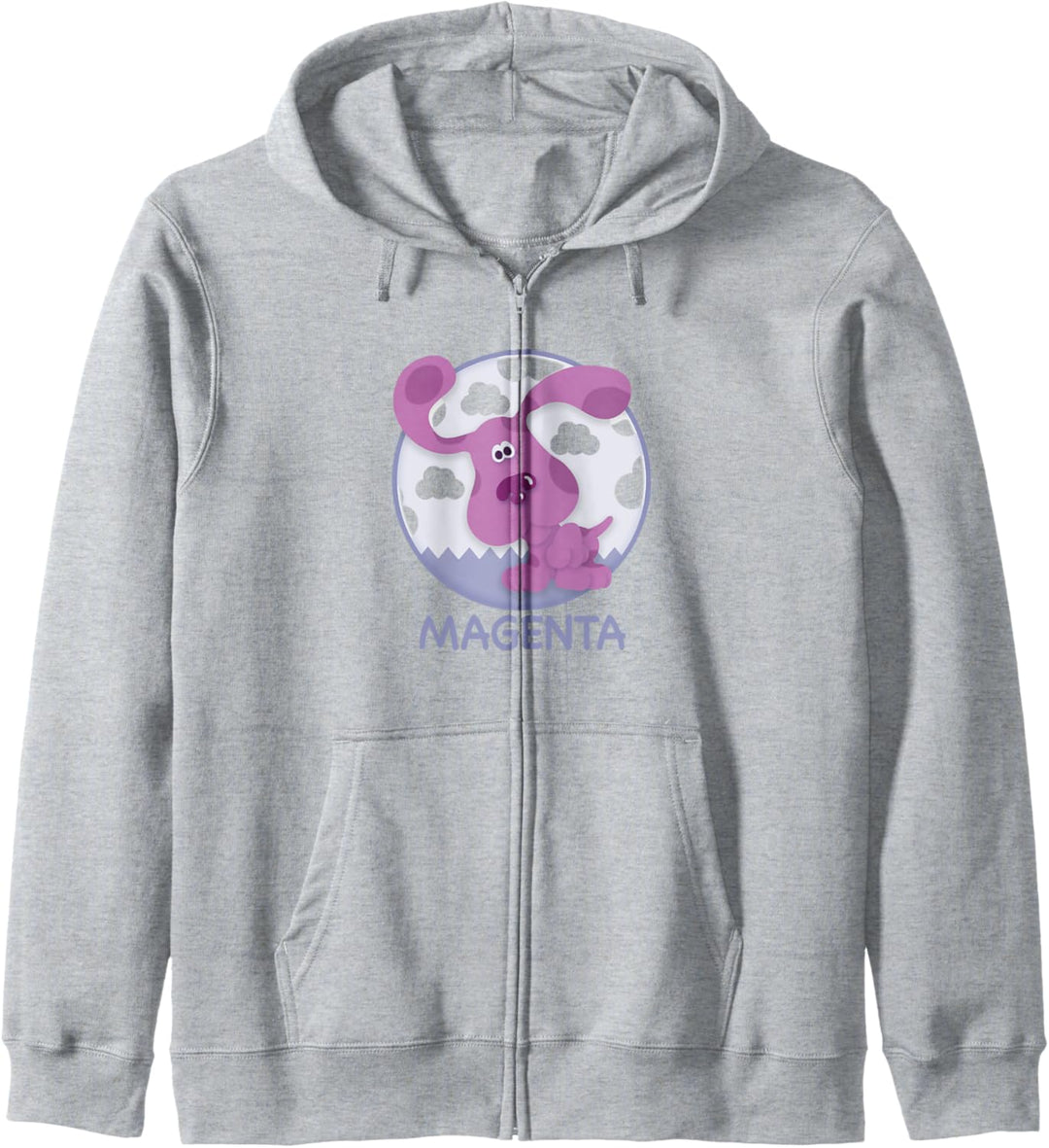 Blue's Clues Magenta Simple Portrait Kapuzenjacke