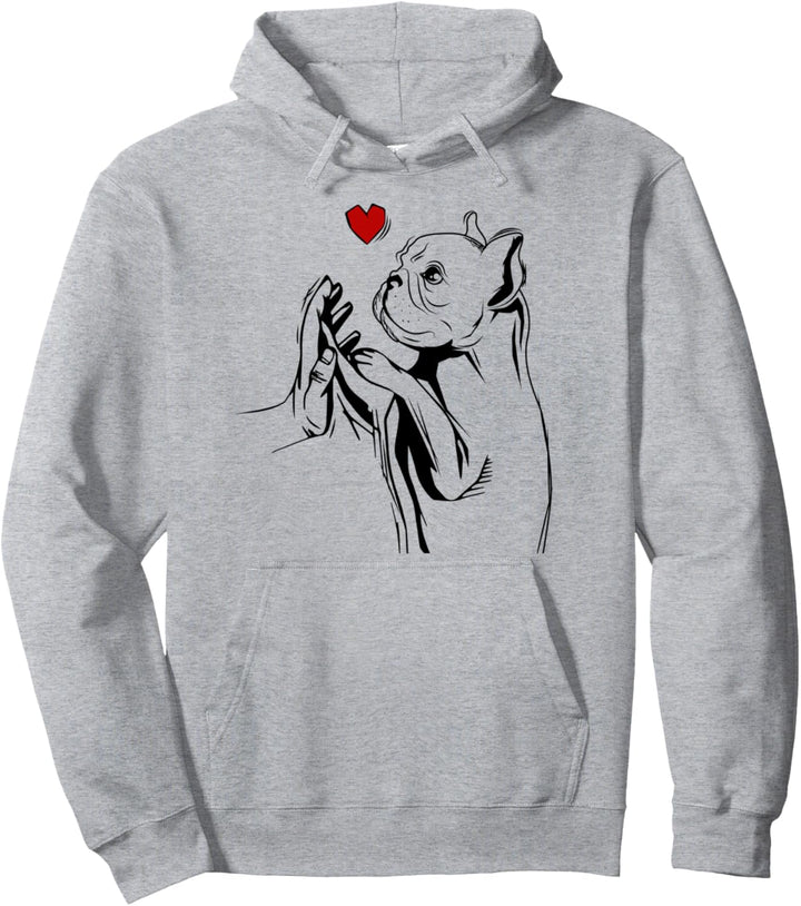Französische Bulldogge Liebe Frenchie Frauchen Geschenkidee Pullover Hoodie