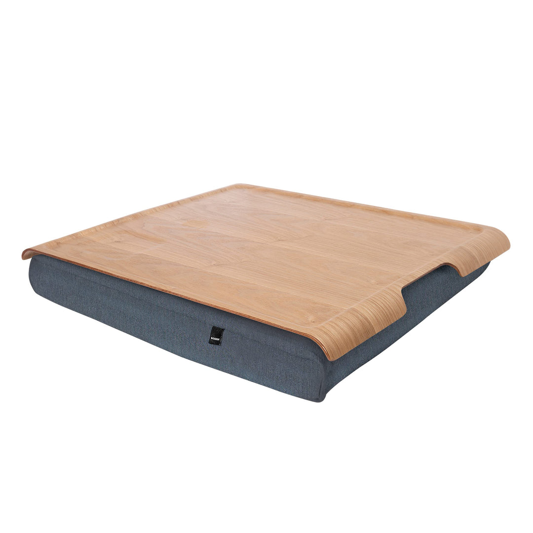 Bosign. Knietablett Laptray mit Sitzsack-Kissen für Laptop, Frühstück. Abnehmbarer und waschbarer Ki