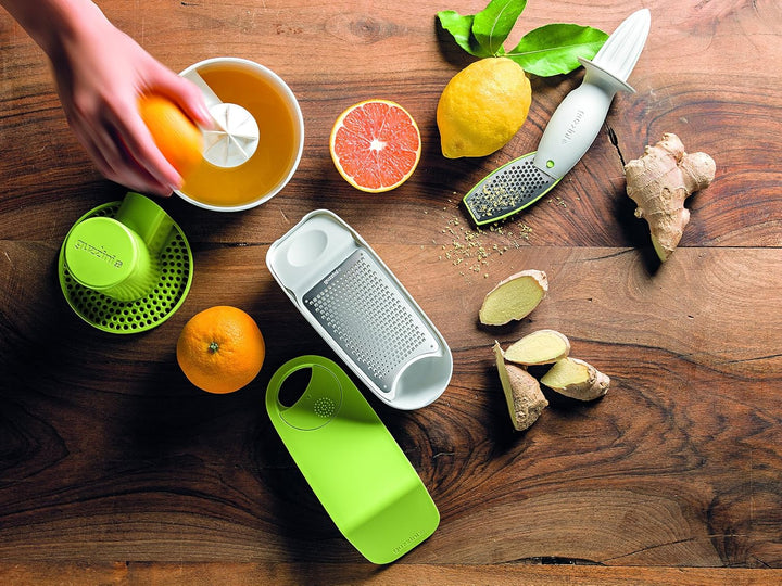 Guzzini - Kitchen Active Design, GRATE&STORE Reibe - Grau, 19,4 x 8 x h9,4 cm - 29960033, Grau