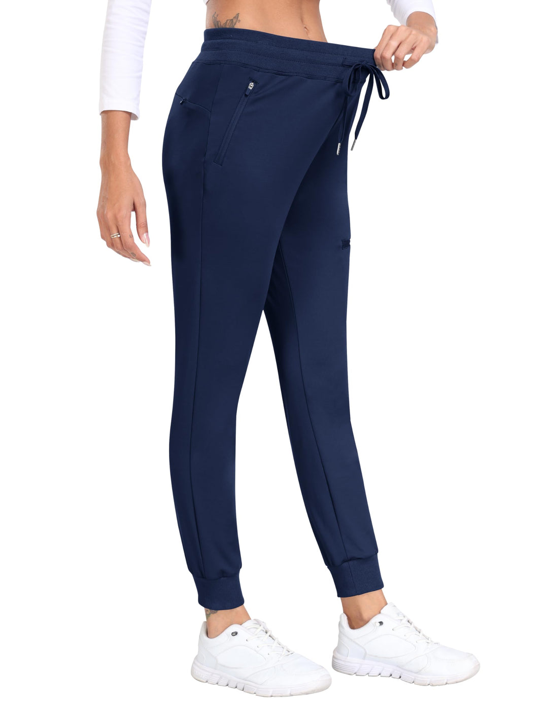 MoFiz Jogginghose Damen Thermohose Mikrofleece Sporthose Atmungsaktiv Waterproof Sweatpants mit Reis