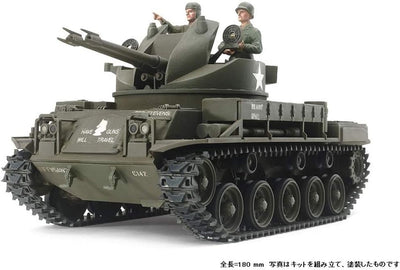 Tamiya 300035161 Militär 1:35 US Flak-Panzer M42 Duster, originalgetreue Nachbildung, Modellbau, Pla