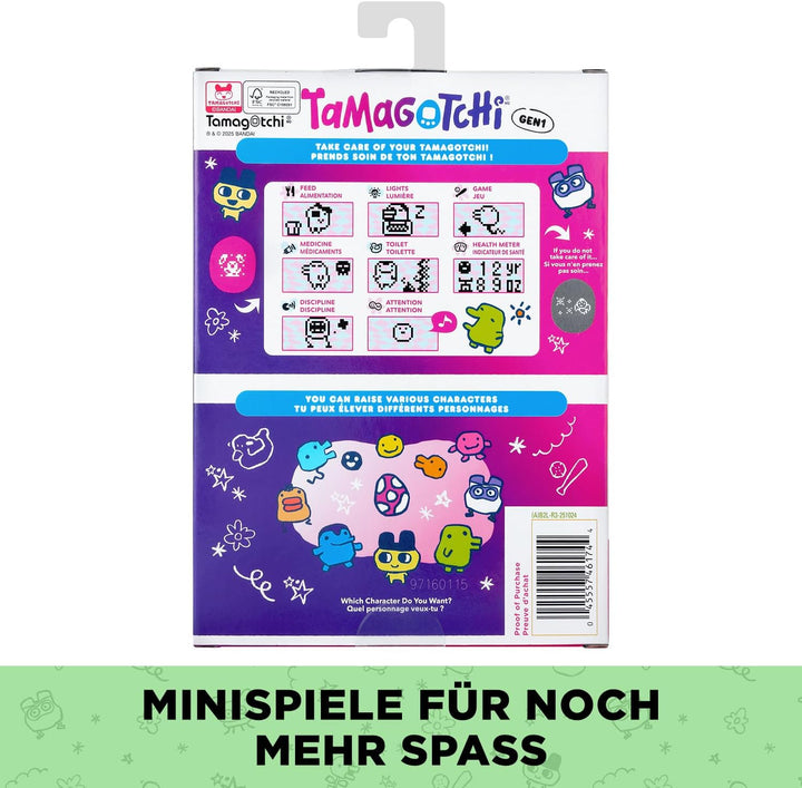 Bandai – Tamagotchi Original – Yummy – Elektronisches Virtuelles Haustier mit LCD‑Bildschirm auf Deu