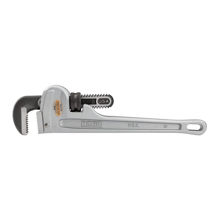 RIDGID 47057 Modell 812 gerade Aluminium-Rohrzange, 12" Sanitär-Schraubenschlüssel 12 inch, 12 inch