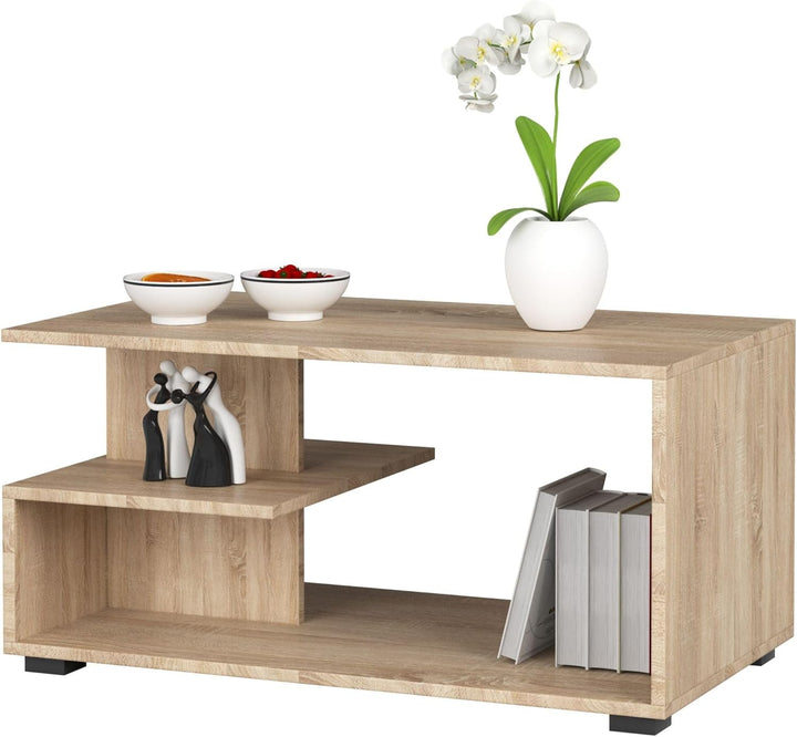 AKORD Couchtisch Holz | Pin 90x45x51cm| Schrank für Wohnzimmer | Schlafzimmer Schrank | Minimalistis