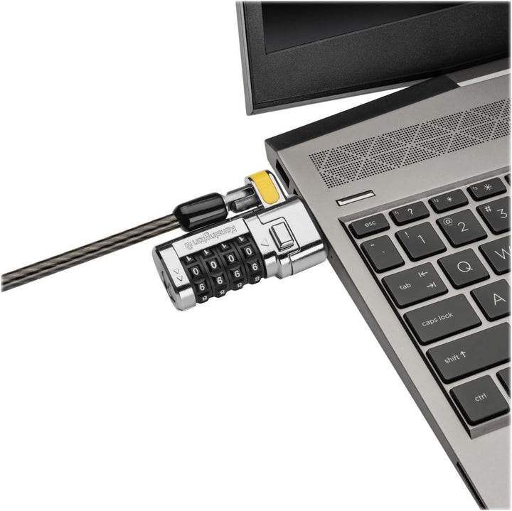 Kensington ClickSafe Universelles 3-in-1 Kombinationsschloss, Ideal für alle Laptops mit T-Bar, Nano