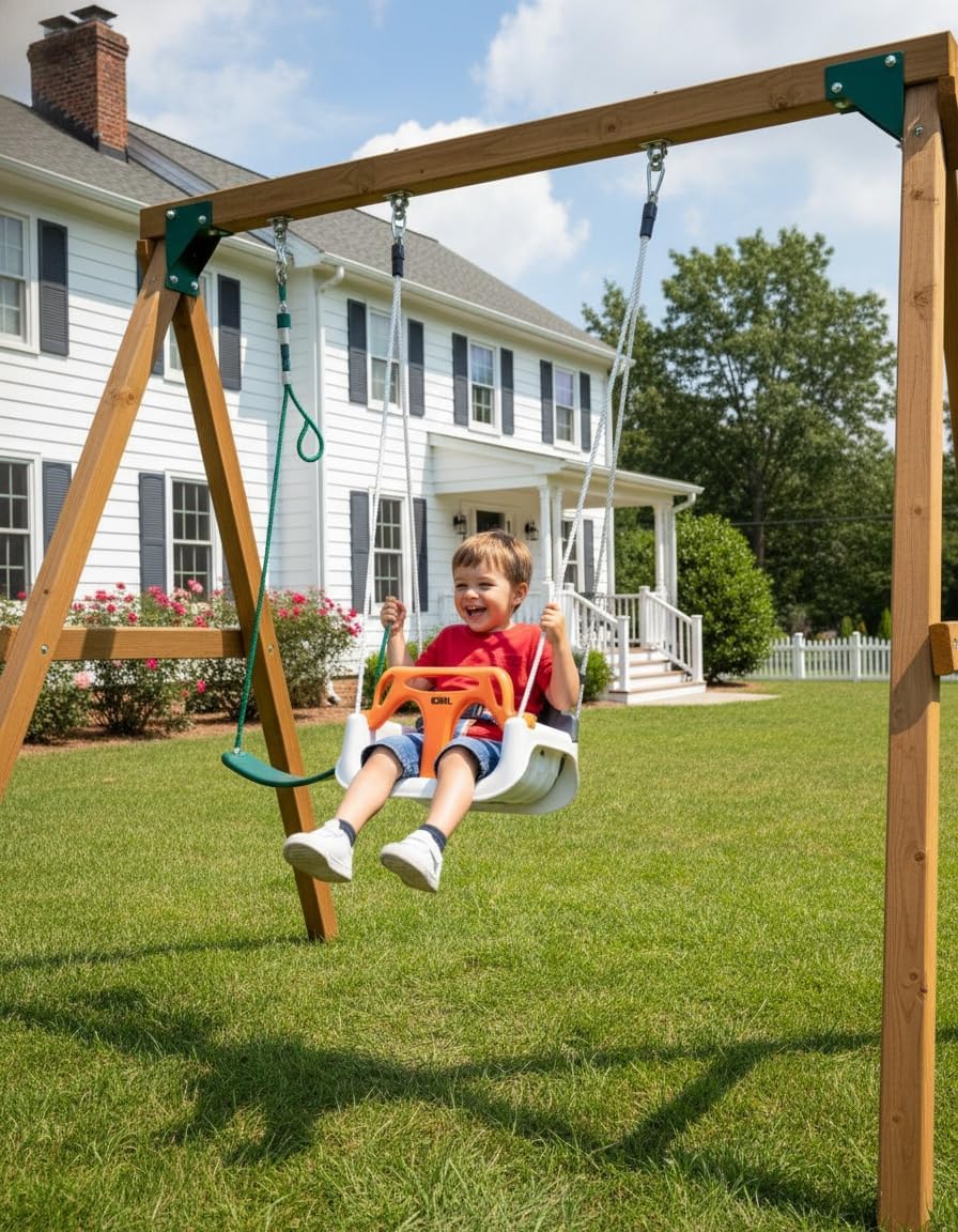 COIL Kinderschaukel Babyschaukel Outdoor 3-in-1 Schaukel Baby Verstellbarer Kinderschaukel Indoor mi