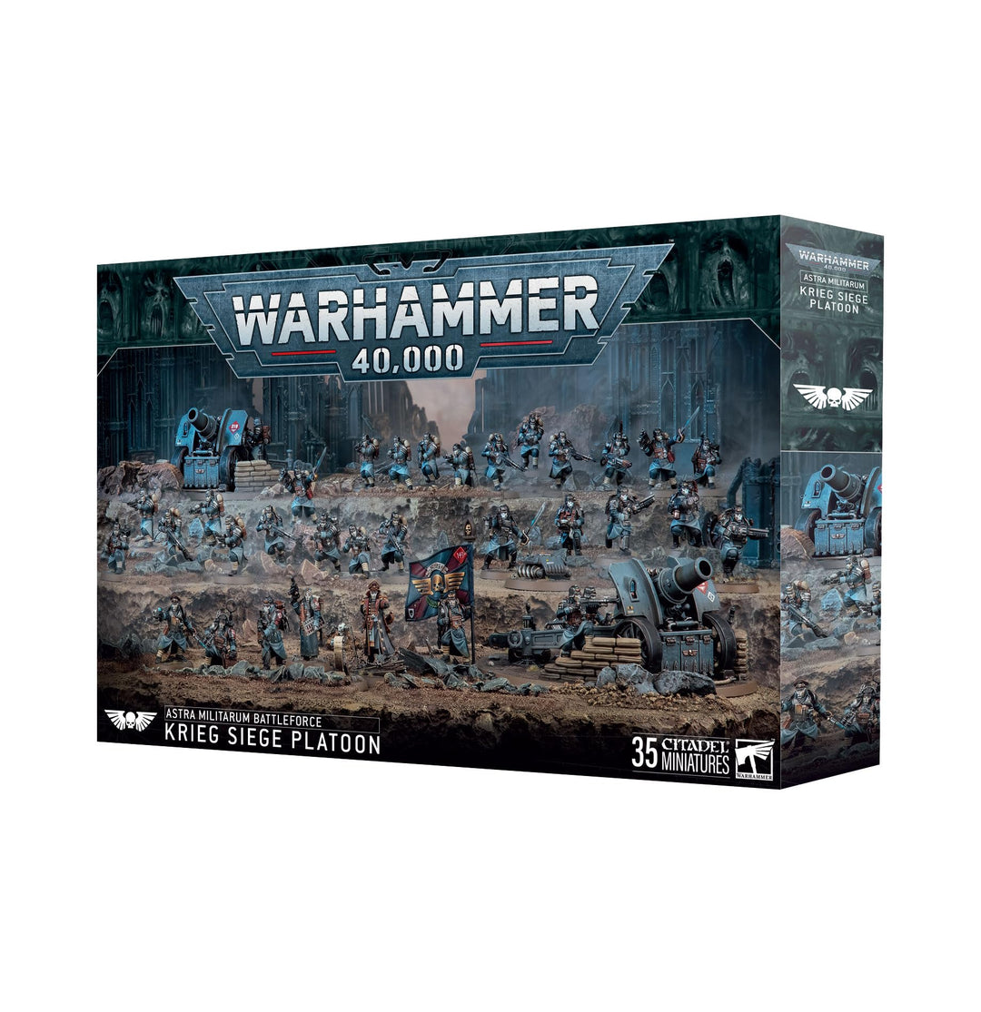 Games Workshop - Warhammer 40.000 - Astra Militarum: Battleforce - Krieg Siege Platoon