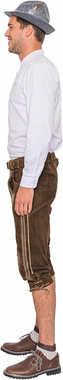 Lederhose Toni Herren braun S
