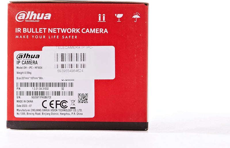 DAHUA - IP Bullet 4MP Kamera 3,6 mm S2 - IPC-HFW2431S-S2