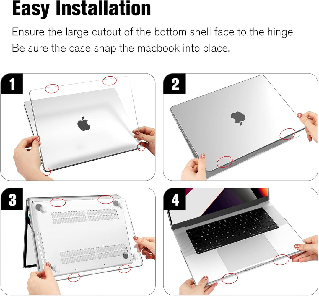 Fintie Hülle Kompatibel mit MacBook Pro 16 (2026-2021) M5 M4 M3 M2 M1 Pro/Max A3428 A3429 A3186 A340