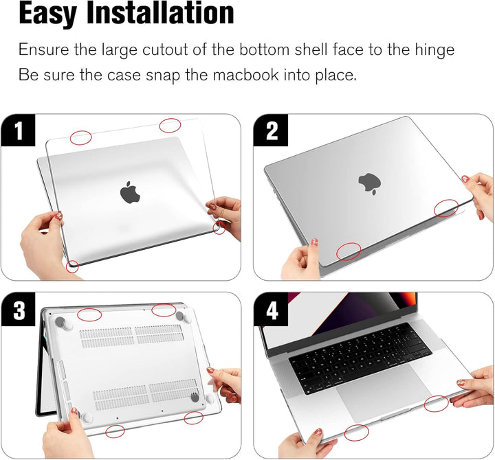 Fintie Hülle Kompatibel mit MacBook Pro 16 (2026-2021) M5 M4 M3 M2 M1 Pro/Max A3428 A3429 A3186 A340