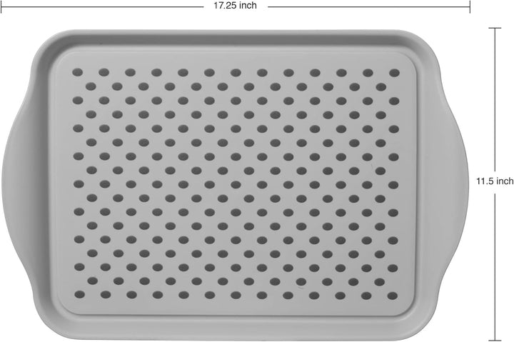Oggi 5504.10 Serviertablett, Kunststoff, Grau/Dunkelgrau, Grau/Dunkelgrau