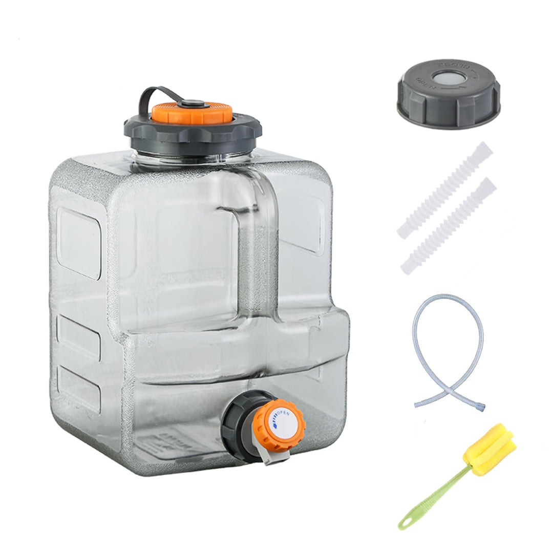 8-20L Wasserbehälter mit Hahn, Camping Wasserkanister kompatibel mit elektrischen Wasserpumpen, Trag