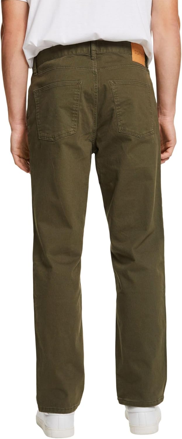 ESPRIT Klassische Hose mit gerader Passform 34W / 34L Dark Khaki, 34W / 34L Dark Khaki