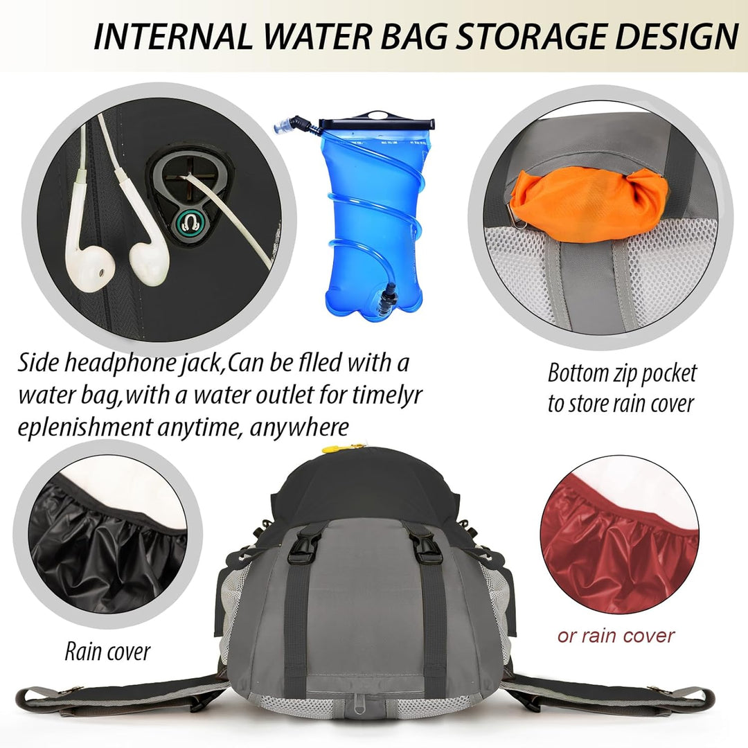 AONETIGER 30L Wanderrucksack Herren Damen Leicht Trekkingrucksack Wasserdicht Reiserucksack mit Rege