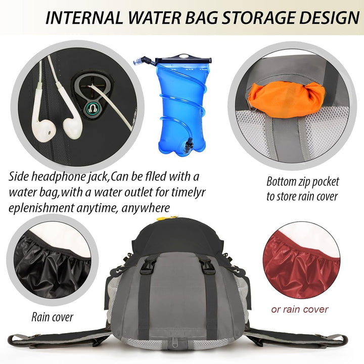 AONETIGER 30L Wanderrucksack Herren Damen Leicht Trekkingrucksack Wasserdicht Reiserucksack mit Rege