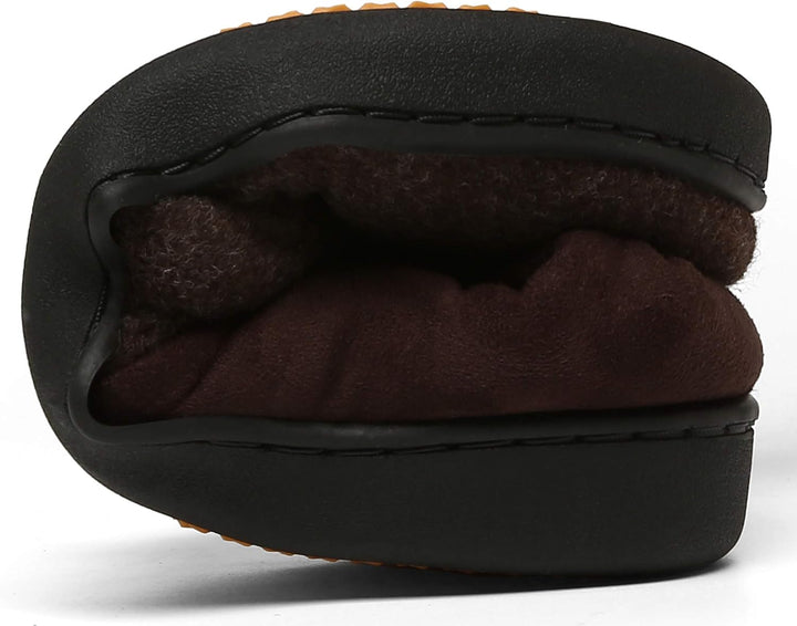 Mishansha Herren Winter Warme Hausschuhe Memory Foam Plüsch Pantoffeln,Gr.39-48 Kaffee 39 EU, Kaffee