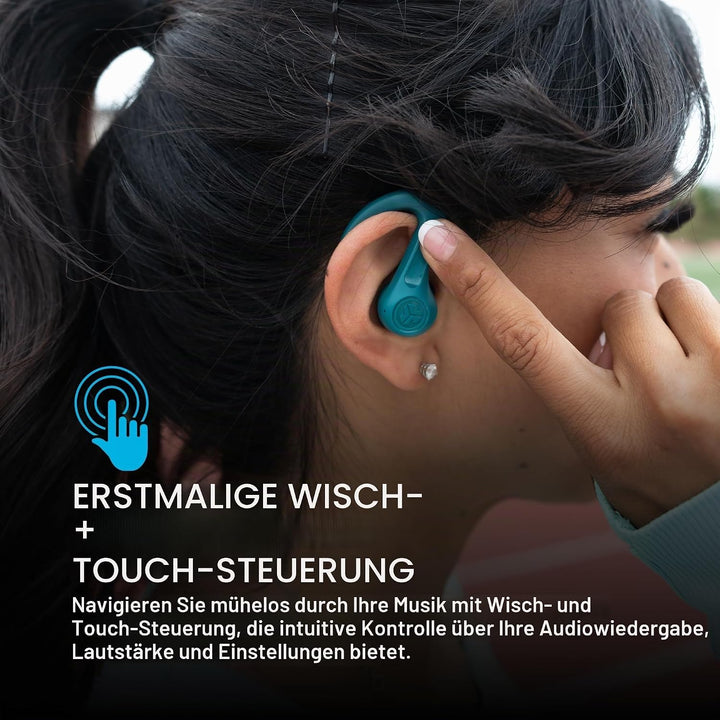 JLab JBuds Air Sport ANC 4 Kopfhörer In Ear, Sportkopfhörer Bluetooth, 60+ Std., Noise Cancelling Tr