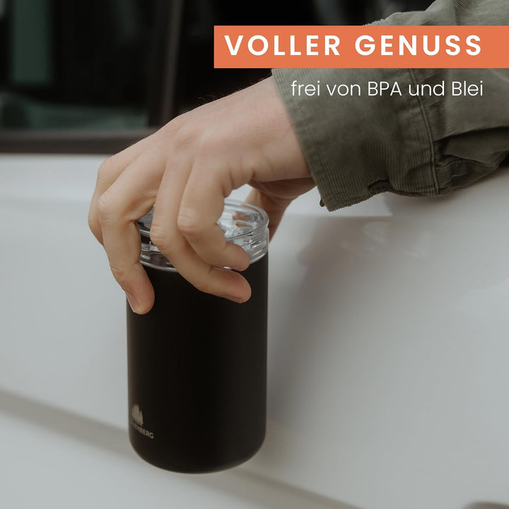 Groenenberg Thermobecher 320 ml | Kaffeebecher to go 100% Auslaufsicher | Hält mind. 4 h warm | Coff