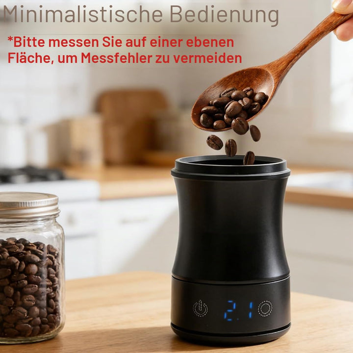 Mini-Kaffeewaage mit Timer, Wiederaufladbare Espresso Waage, Genaue Waage für Espresso und Pour-Over