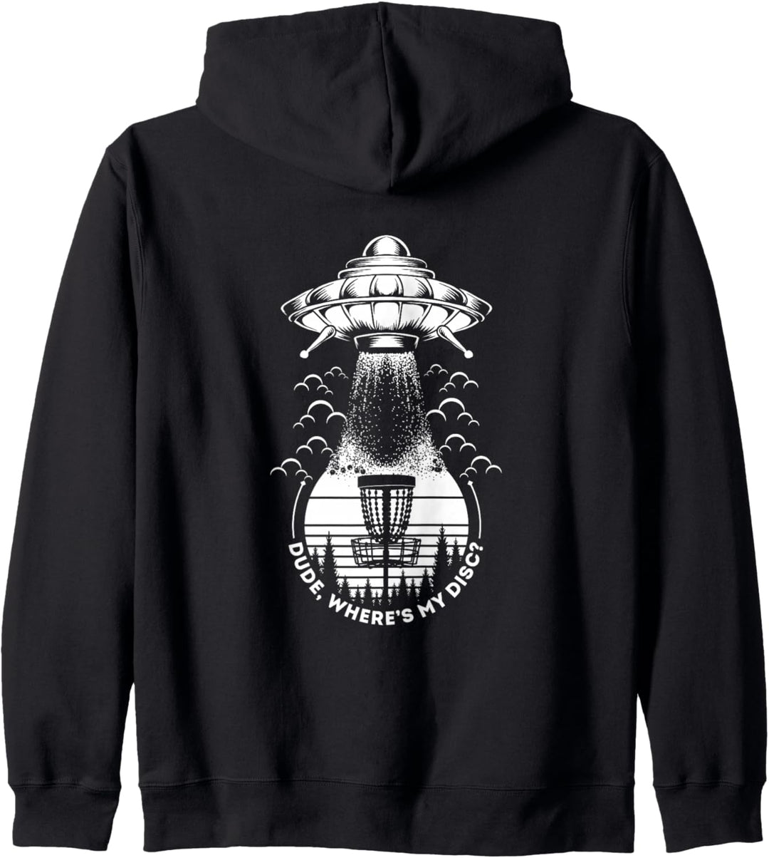 UFO Disc Golf Dude Wo ist meine Scheibe? Kapuzenjacke