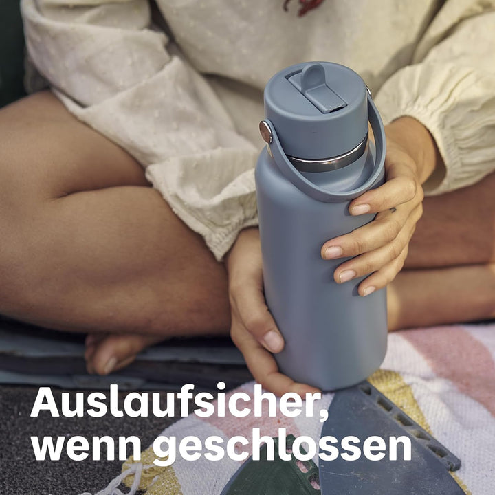 Hydro Flask – Wide Flex Straw Cap 946 ml (32 oz) Bottle, Popstar Pink | Edelstahl, auslaufsicherer S