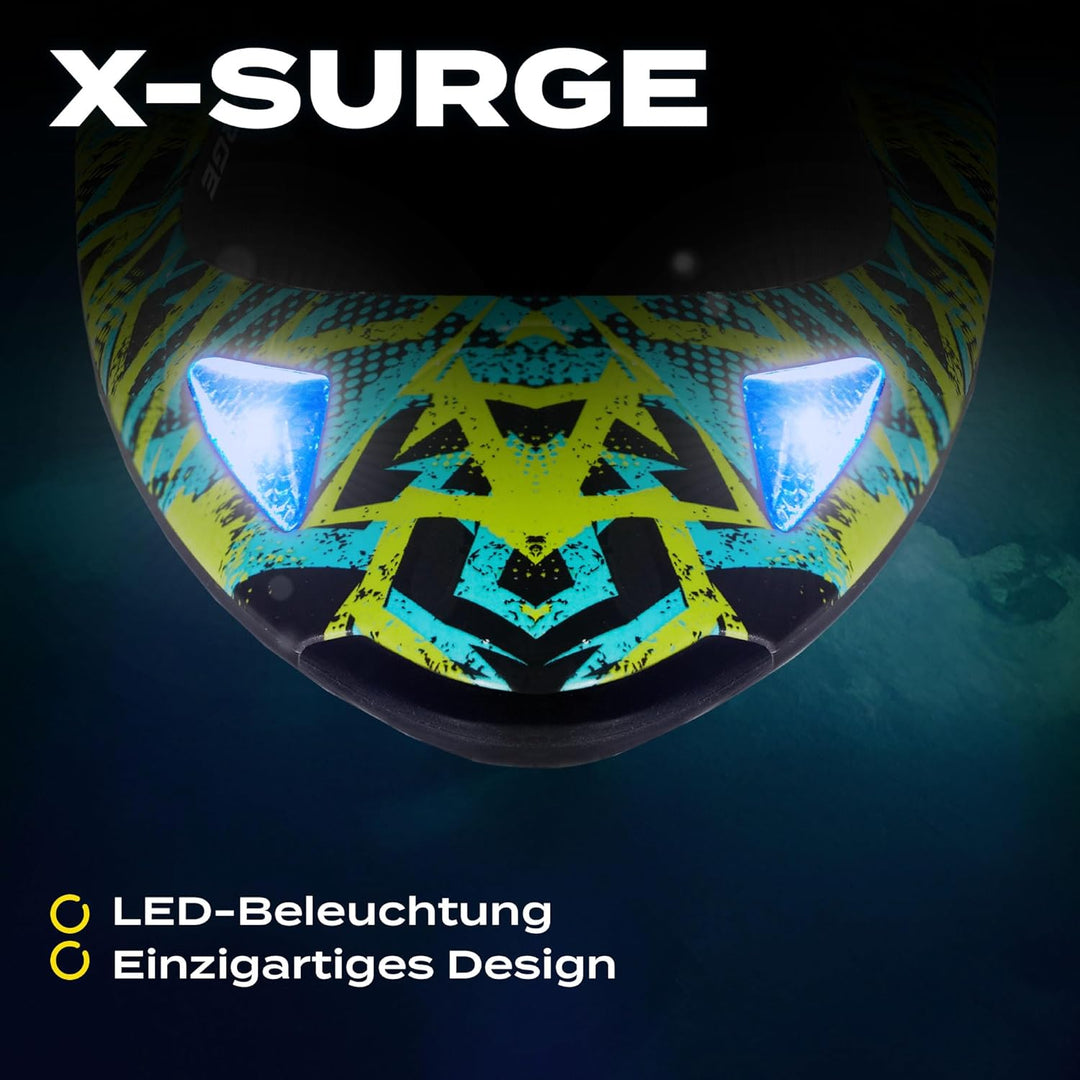 Overmax X-Surge Ferngesteuertes RC Speedboat Rennboot mit LED 35 km/h 1200 mAh Akkus 30 Minuten Spas