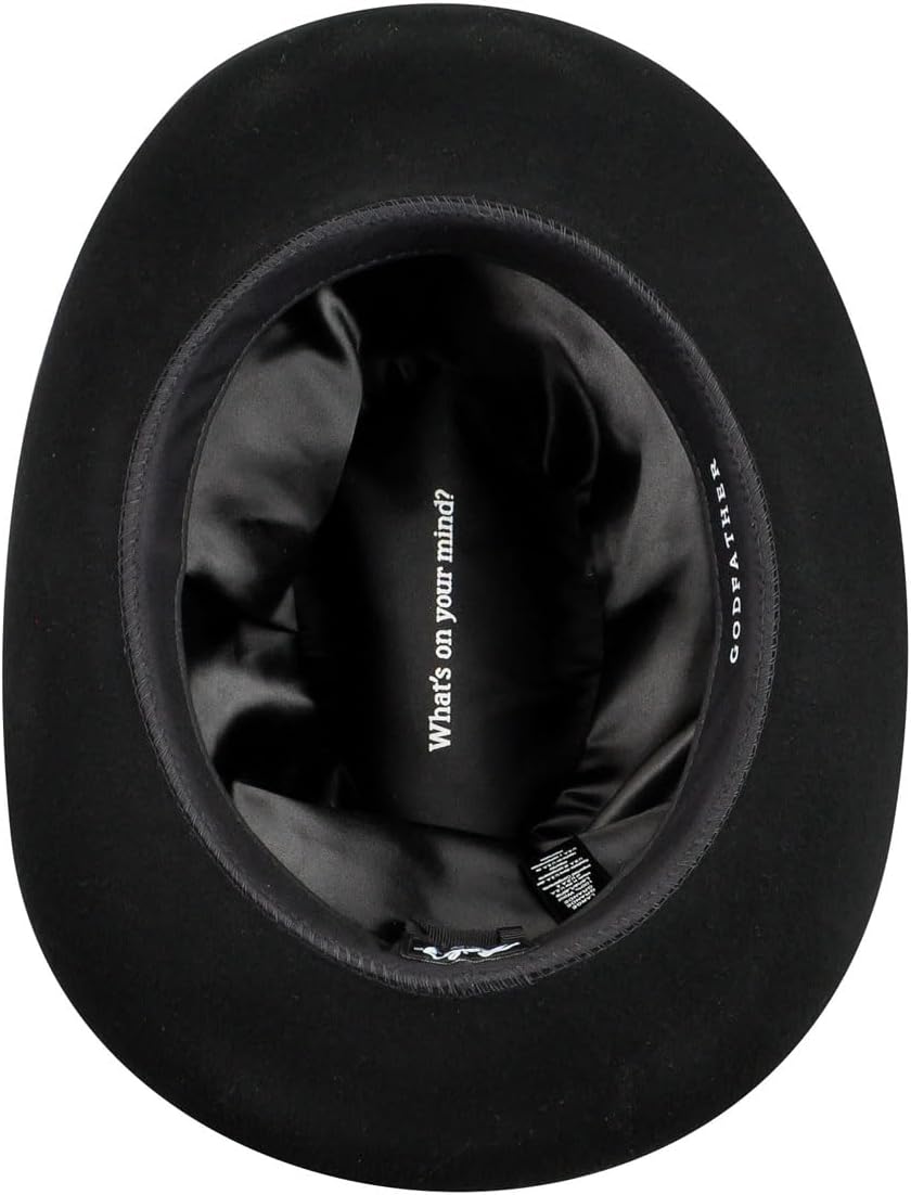 Bailey 1922 Classic Homburg Hut Homburger Wollhut Wollfilzhut Filzhut Damen - Made in USA mit Ripsba