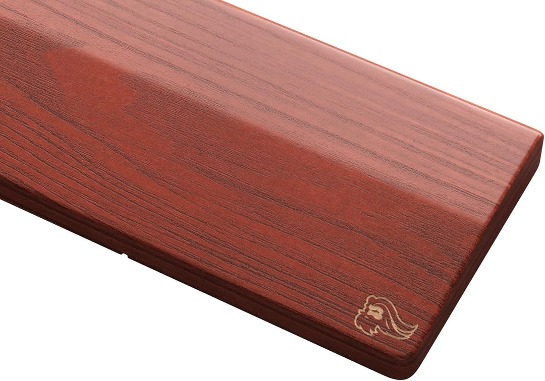 Glorious Gaming Wooden Keyboard Wrist Rest (Kompakt) - Weisse Esche, mittelgrobe Maserung, glatte Ob
