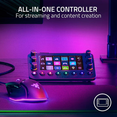 Razer Stream Controller - All-in-One-Deck für Streaming und Content-Erstellung (12 Haptisch Schaltba