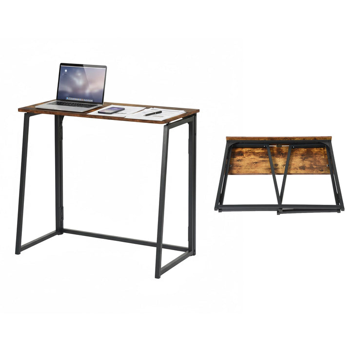 1 Stück Klein Klapptisch Schreibtisch 80CM Breite Computertisch Laptoptisch Klappbar Laptop Computer