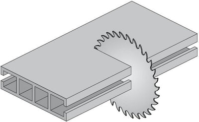 Cmt 226.060.10 Industrie Dry Cut Stahl Sägeblatt, 25,4 x 60 Zähne 8 ° FWF Schleifen mit 5/8 Zoll Boh