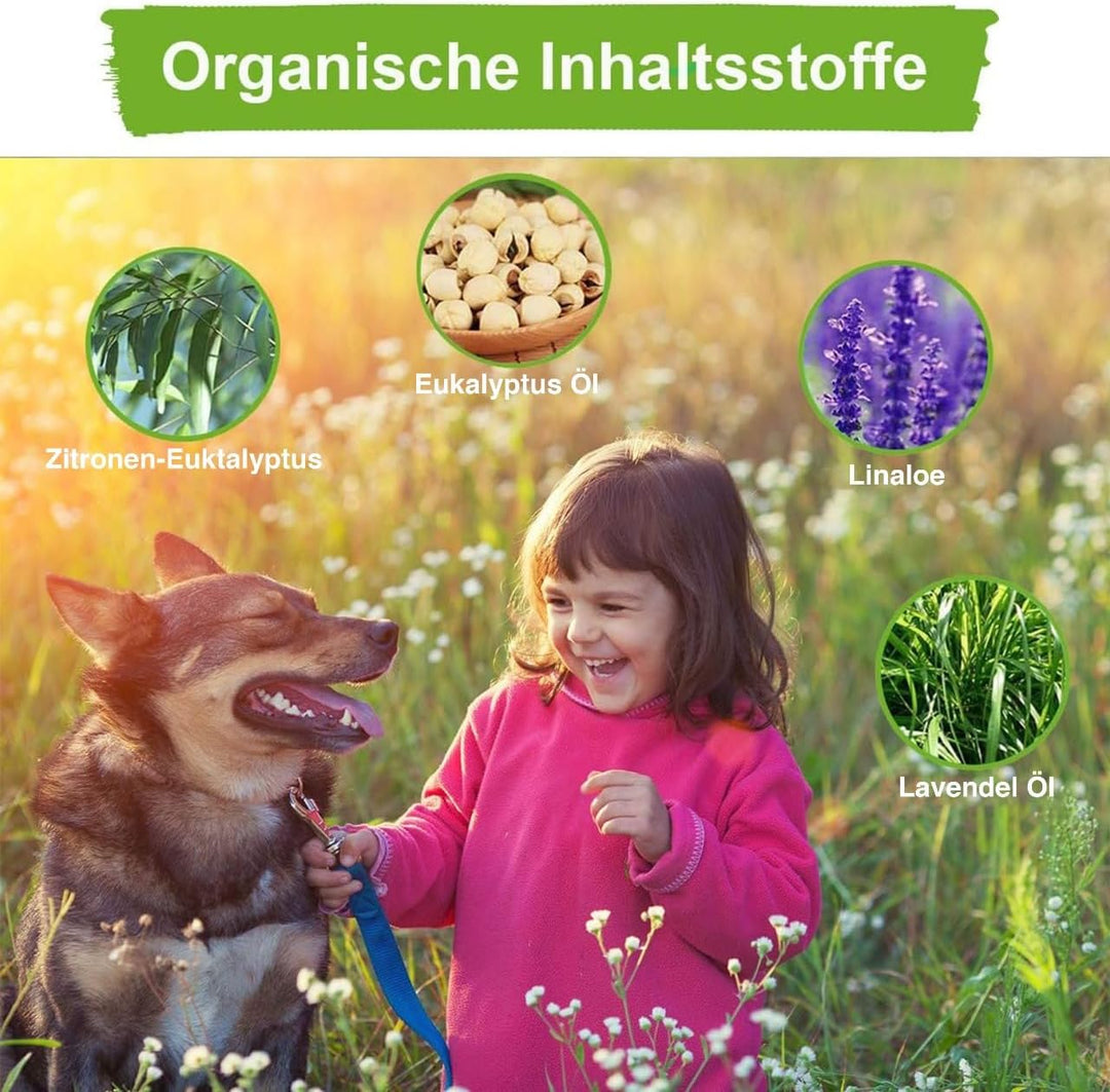 MC-Royal® Zeckenhalsband für Hunde - Effektiver Schutz vor Ungeziefern - wasserdicht und verstellbar