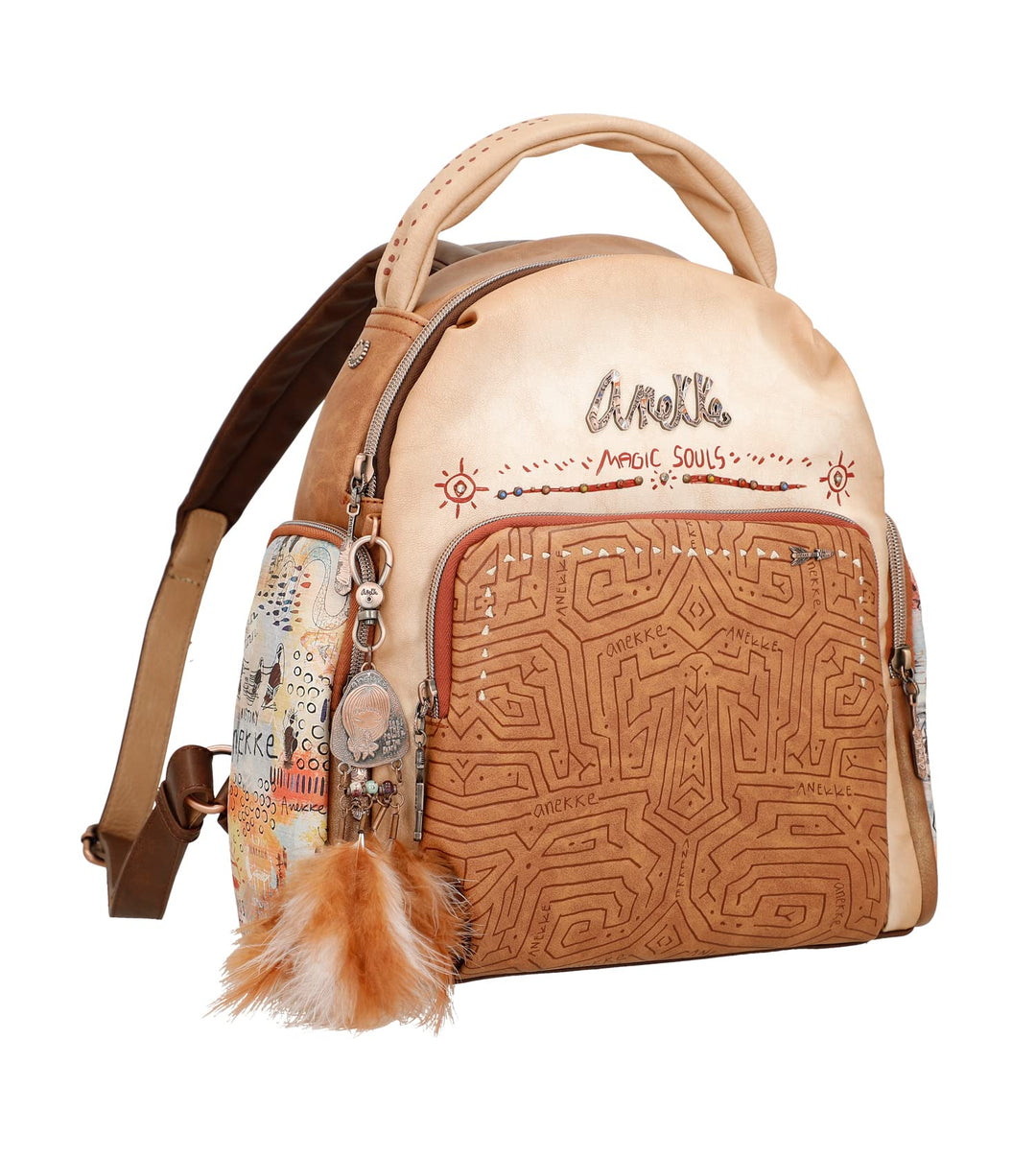 Anekke Damen Spaziergang 36625-221 Mehrfarbig, 31 x 30 x 11 Rucksack für unterwegs, bunt