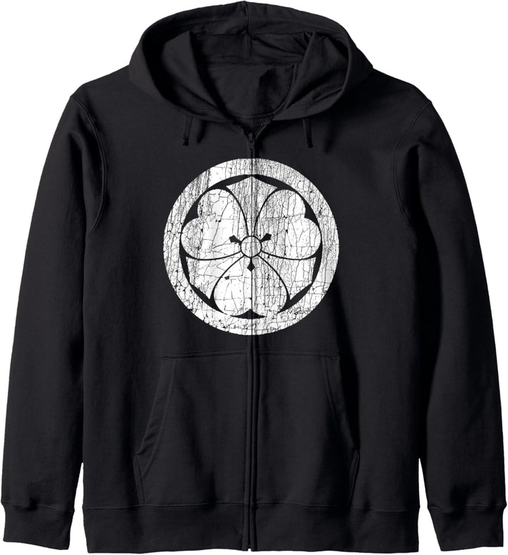 Sakai Mon Shirt - Japanese Samurai - Nitta / Minamoto Clan Kapuzenjacke