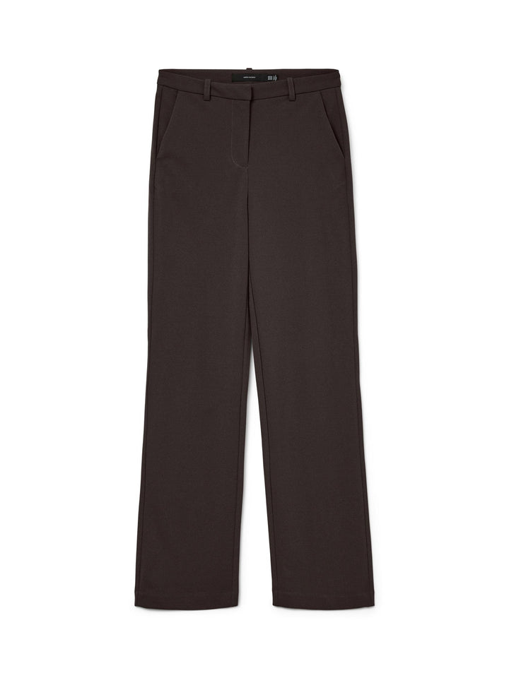 VERO MODA Female Hose VMZAMIRA Mittlere Taille Hose XS / 34L Chocolate Torte, XS / 34L Chocolate Tor