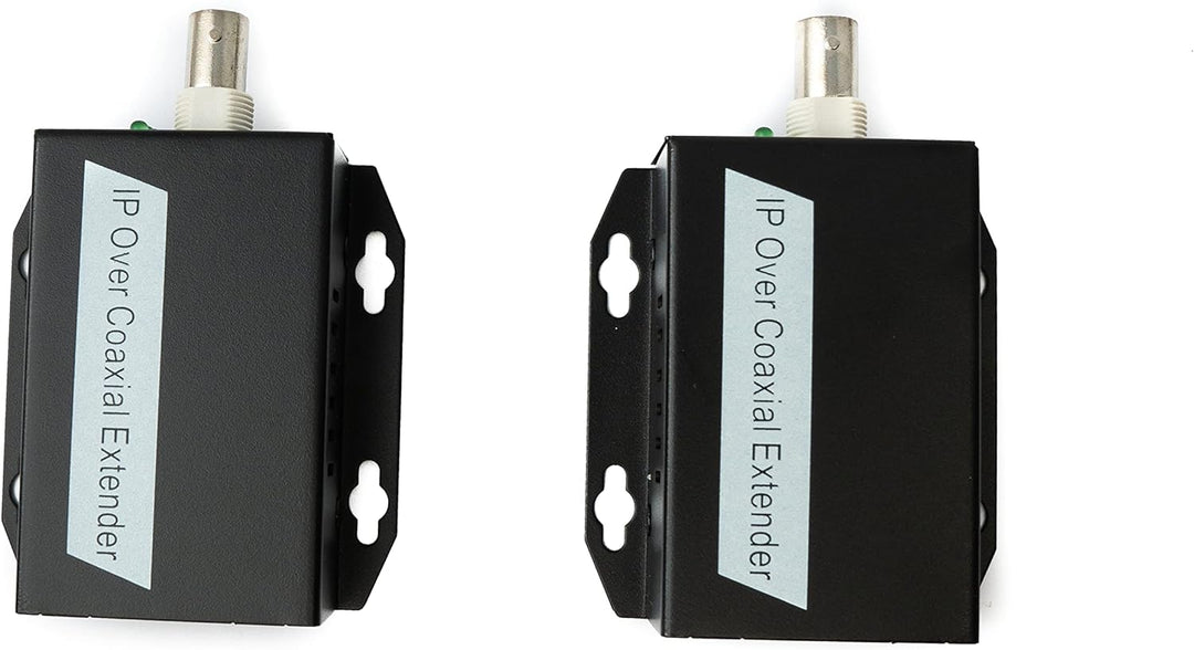 System-S UTP IP Transceiver Set LAN RJ45 zu BNC Koaxialkabel in Schwarz