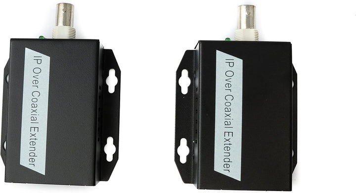System-S UTP IP Transceiver Set LAN RJ45 zu BNC Koaxialkabel in Schwarz