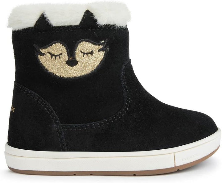 Geox Mädchen B Trottola Girl A Sneaker 25 EU Schwarz, 25 EU Schwarz