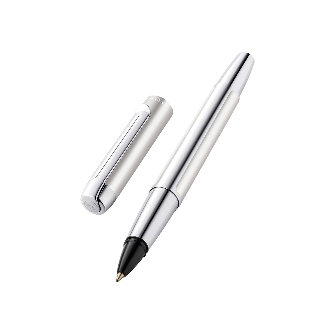 Pelikan 952010 Tintenroller Pura R40, silber Silver 1 Stück (1er Pack) Pelikan 952010, Silver 1 Stüc