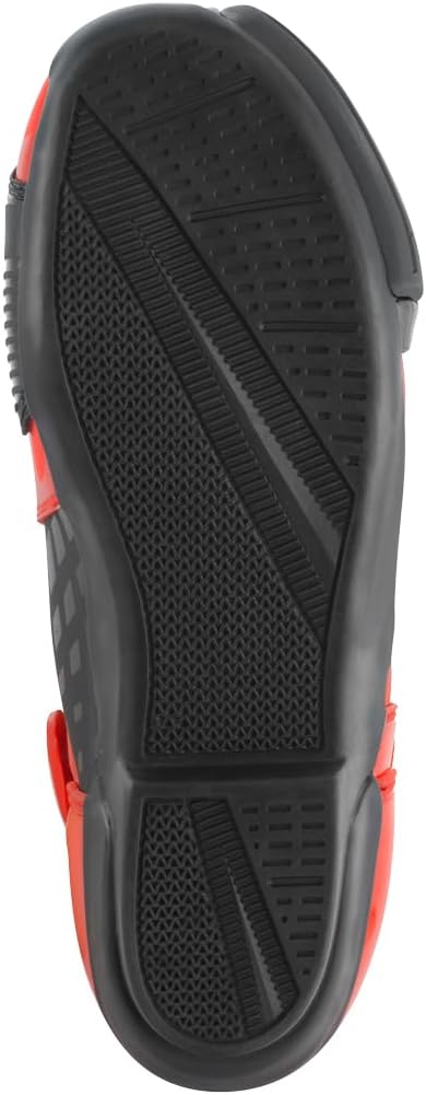 Bogotto Donington Motorradstiefel, schwarz/rot, 41 | Motorradschuhe Schwarz Rot 41 EU, Schwarz Rot 4