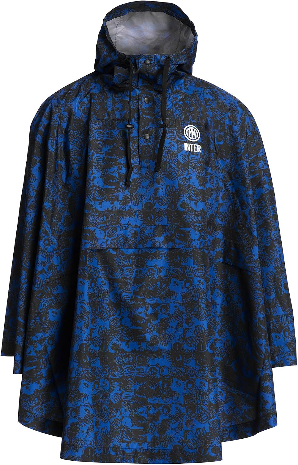 Inter Unisex Giacca Regenjacke, Exklusive Kollektion Rain S-M Plus Schwarz, S-M Plus Schwarz