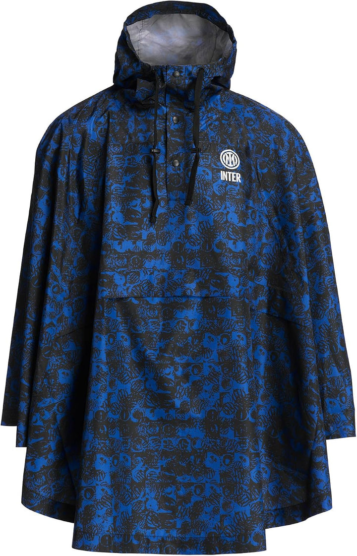 Inter Unisex Giacca Regenjacke, Exklusive Kollektion Rain S-M Plus Schwarz, S-M Plus Schwarz
